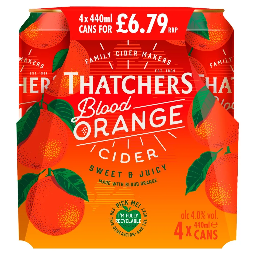 Thatchers Blood Orange 4 Pack PM £6.79