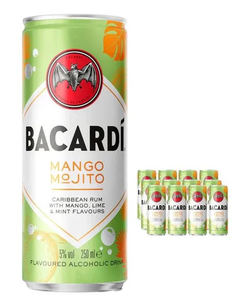 Bacardi mango mojita can