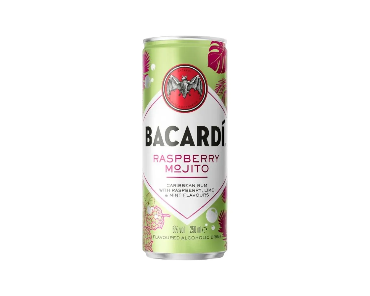 Bacardi raspberry mojita can