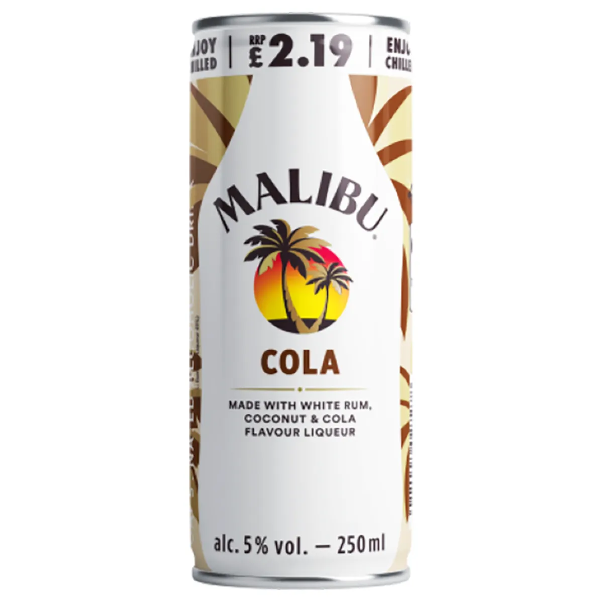 Malibu rum &cola can pmâ£2.19