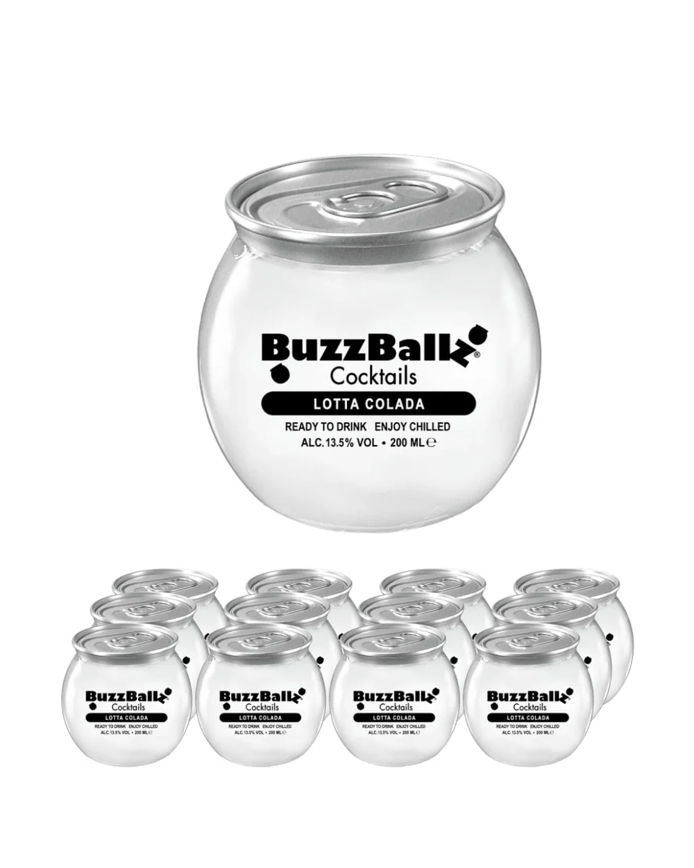 Buzz balls cocktails lotta colada