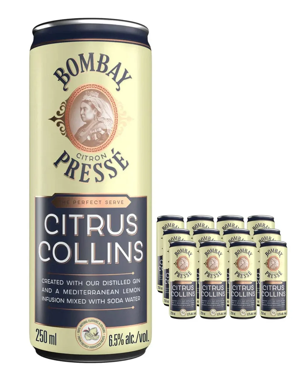 Bombay sapphire citrus collins rtd 250ml