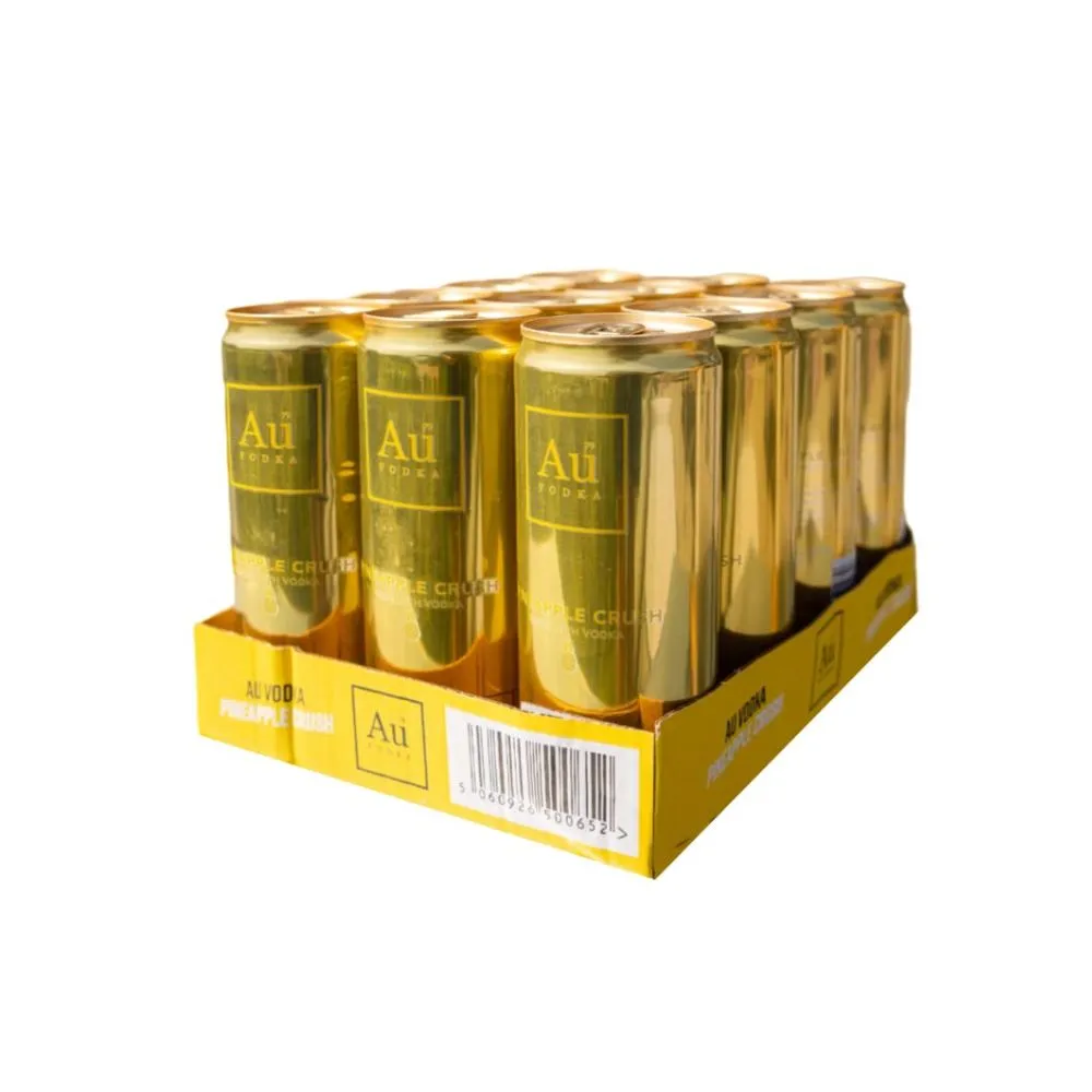 Au Vodka Pineapple Crush Cans