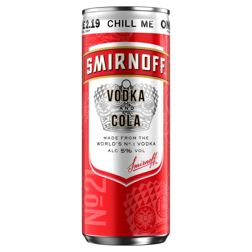 Smirnoff&cola can pmâ£2.19