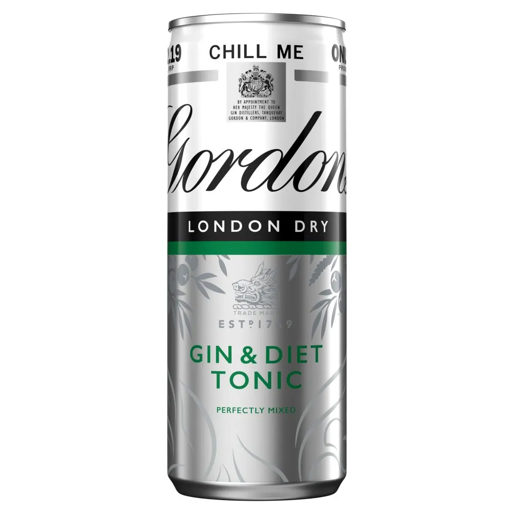 Gordons Gin & Diet Tonic PM £2.19