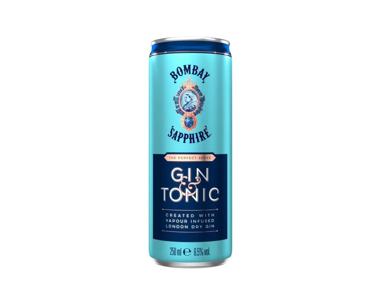 Bombay sapphire&tonic can
