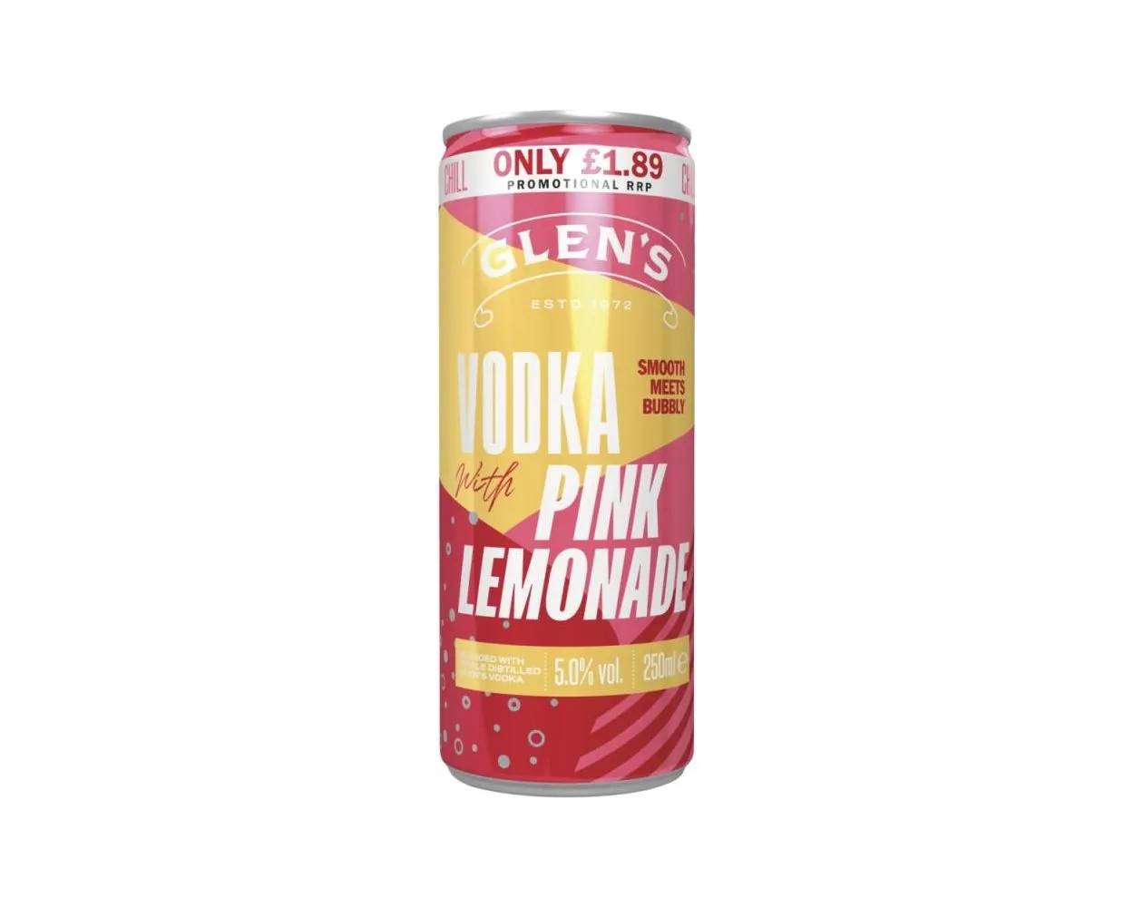 Glen's pink lemonade pm â£1.89