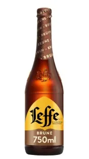 Leffe beer brune