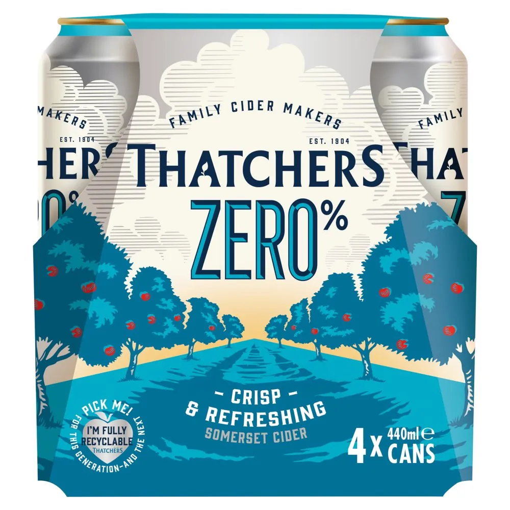 Thatchers Zero Cider 4pk