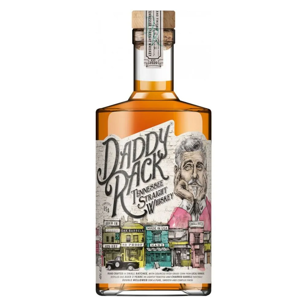 Daddy rack tennessee straight whiskey