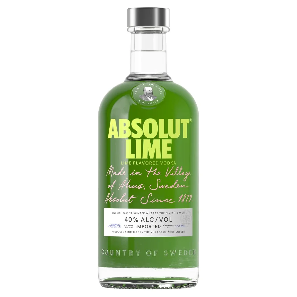 Absolut vodka lime