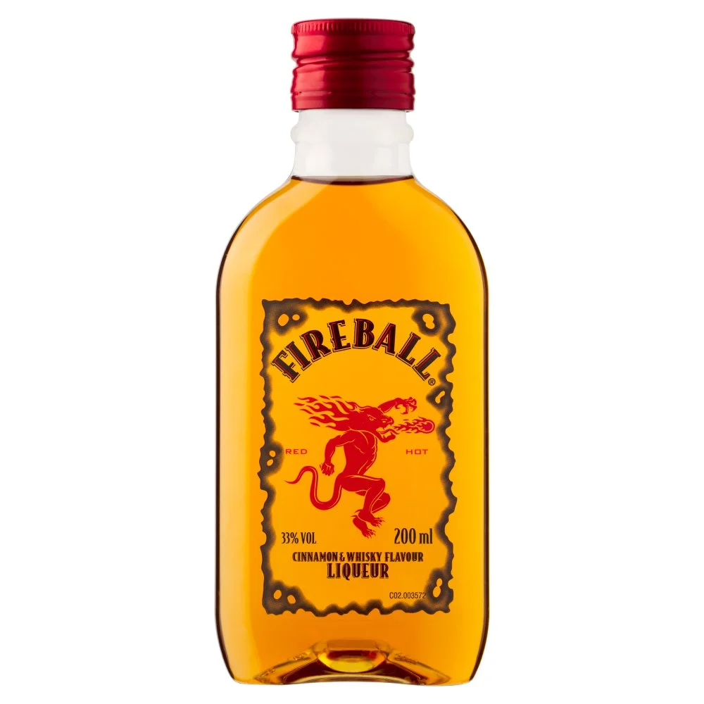 Fireball cinnmon & whisky flavour liqueur