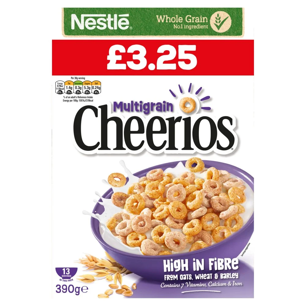 Nestle cheerios multigrain pm £3.25