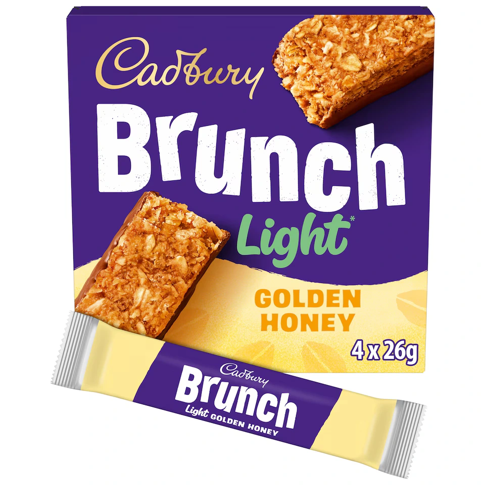 Cadbury brunch oats & golden honey 4 pk