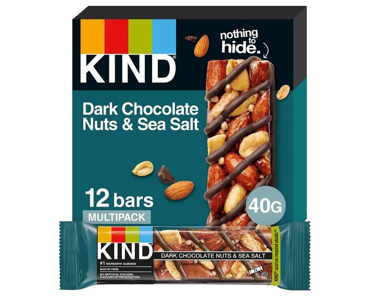 Kind dark chocolate nut & sea salt bar