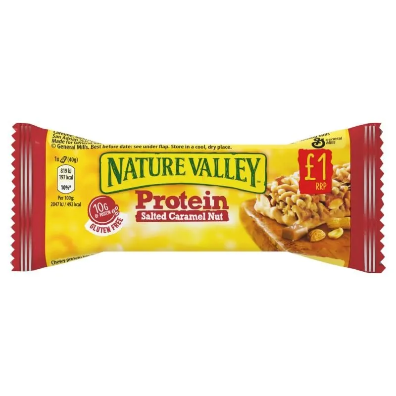 Nature valley salted caramel protein bar pm£1.00