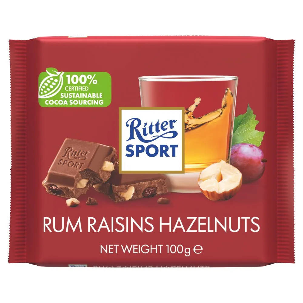 Ritter rum raisin&hazelnut