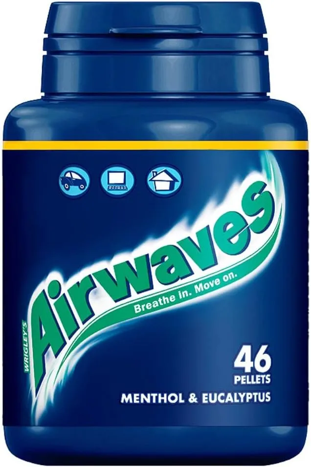 Wrigley airwaves menthol bottle pm £2.50
