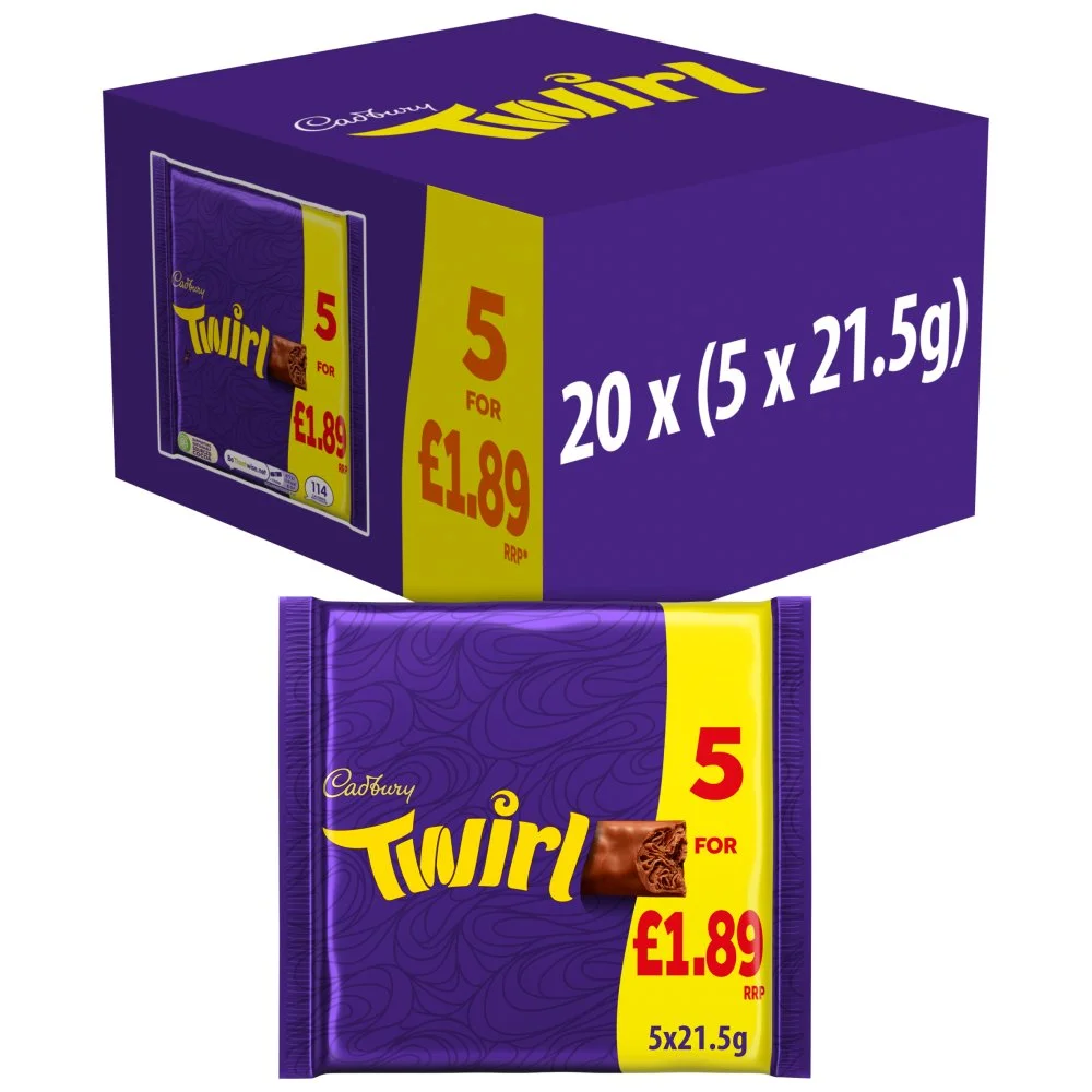 Cadbury twirl 5pack pmp £1.89