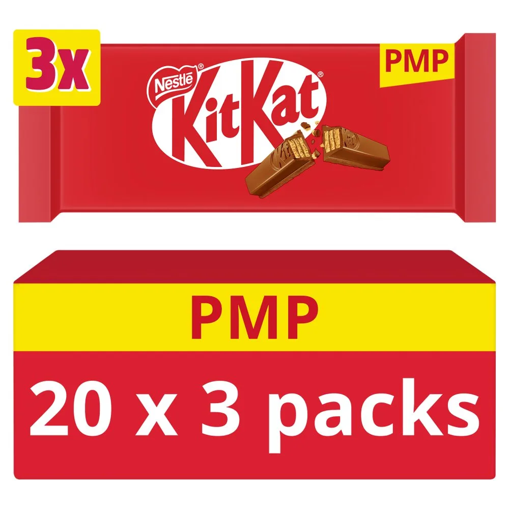 Kitkat 4 Finger 3pack PM £1.85