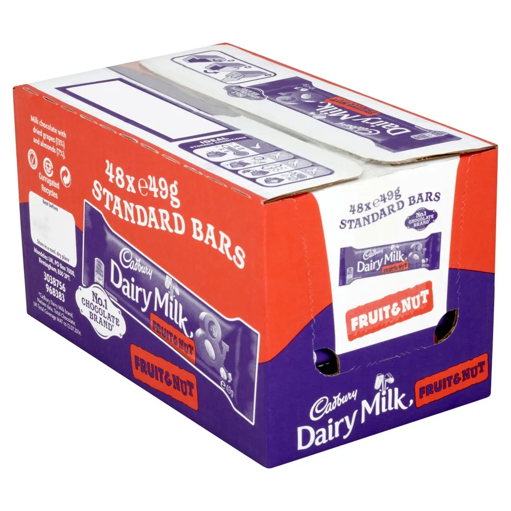 ***cadbury dairy milk fruit & nut block pmp £1.69