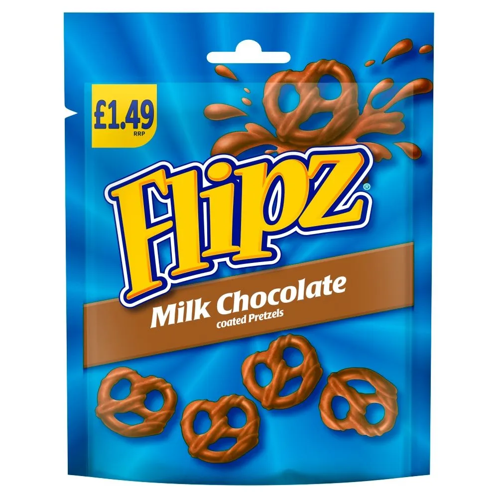 Flipz milk chocolate pmp £1.49