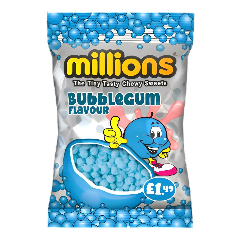 Millions bubblegum bags pm£1.49