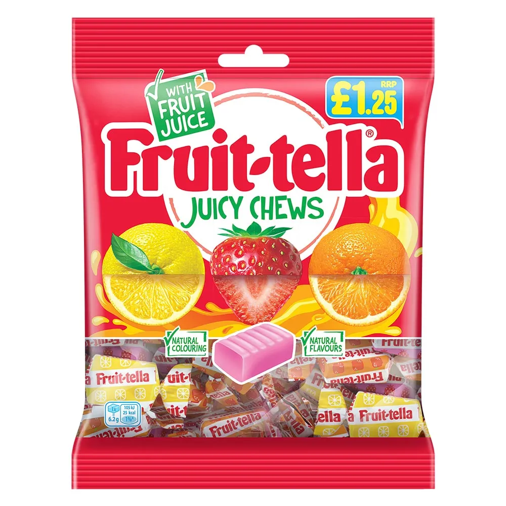 Fruittella juicy chews bag pm £1.25