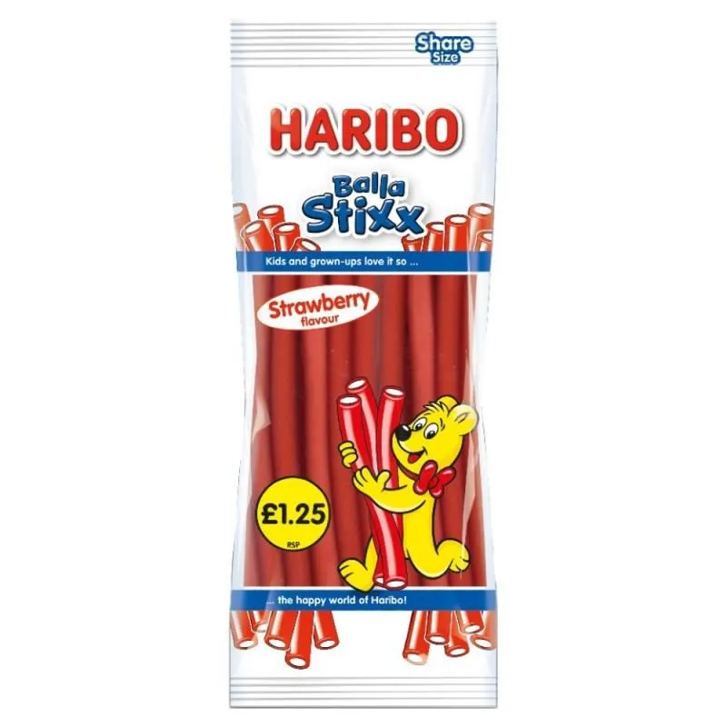 Haribo balla stixx strawberry pm£1.25