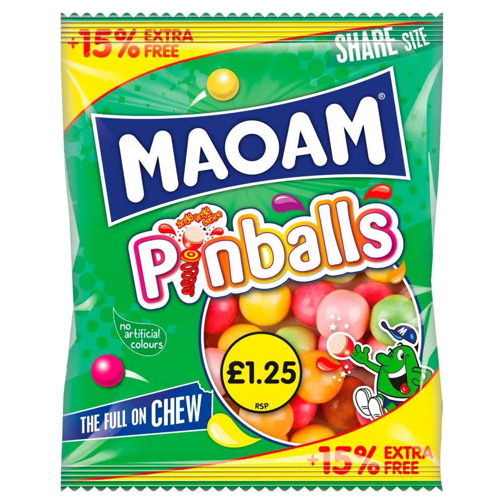 Haribo maoam pinballs bags pm£1.25