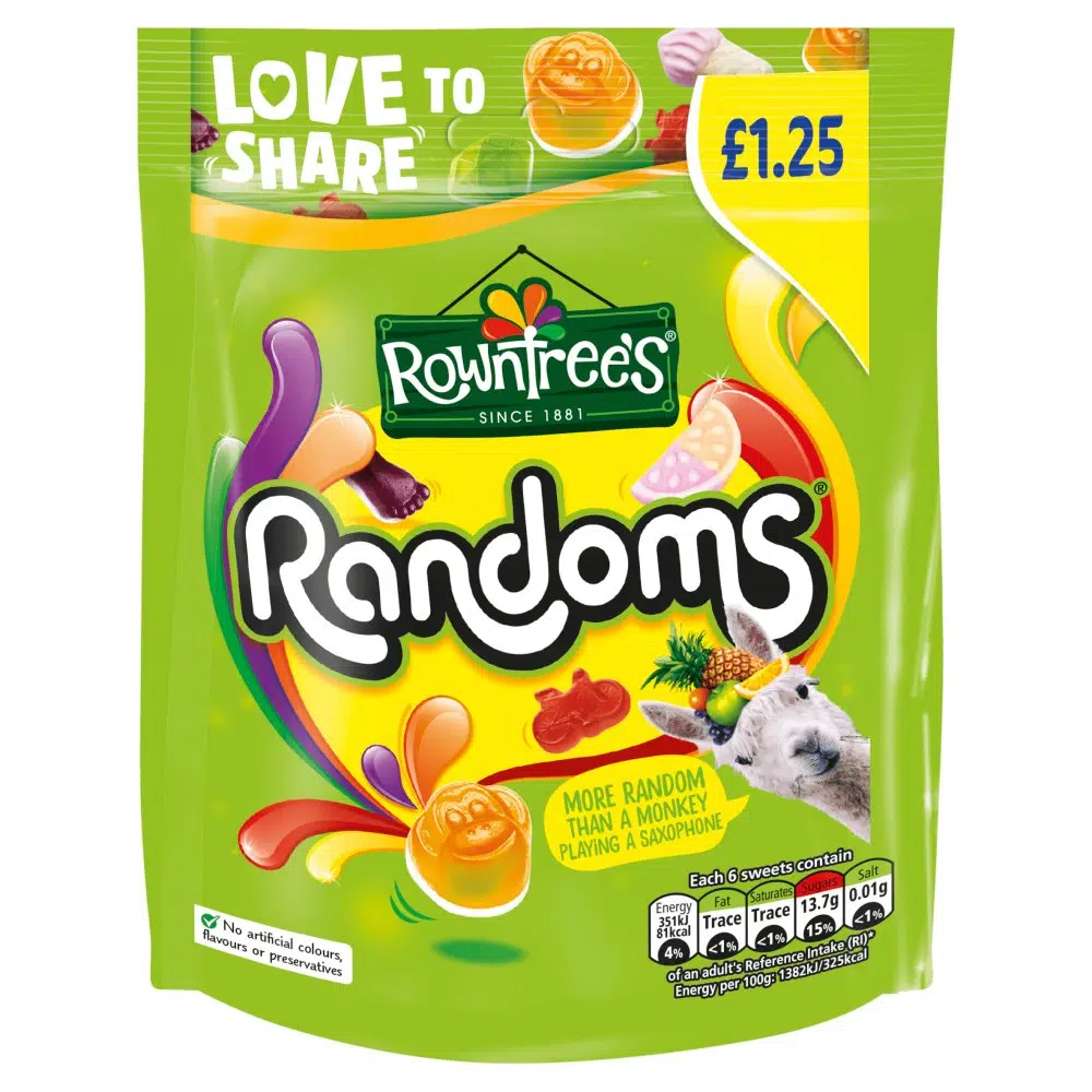 Rowntrees Randoms PM £1.25
