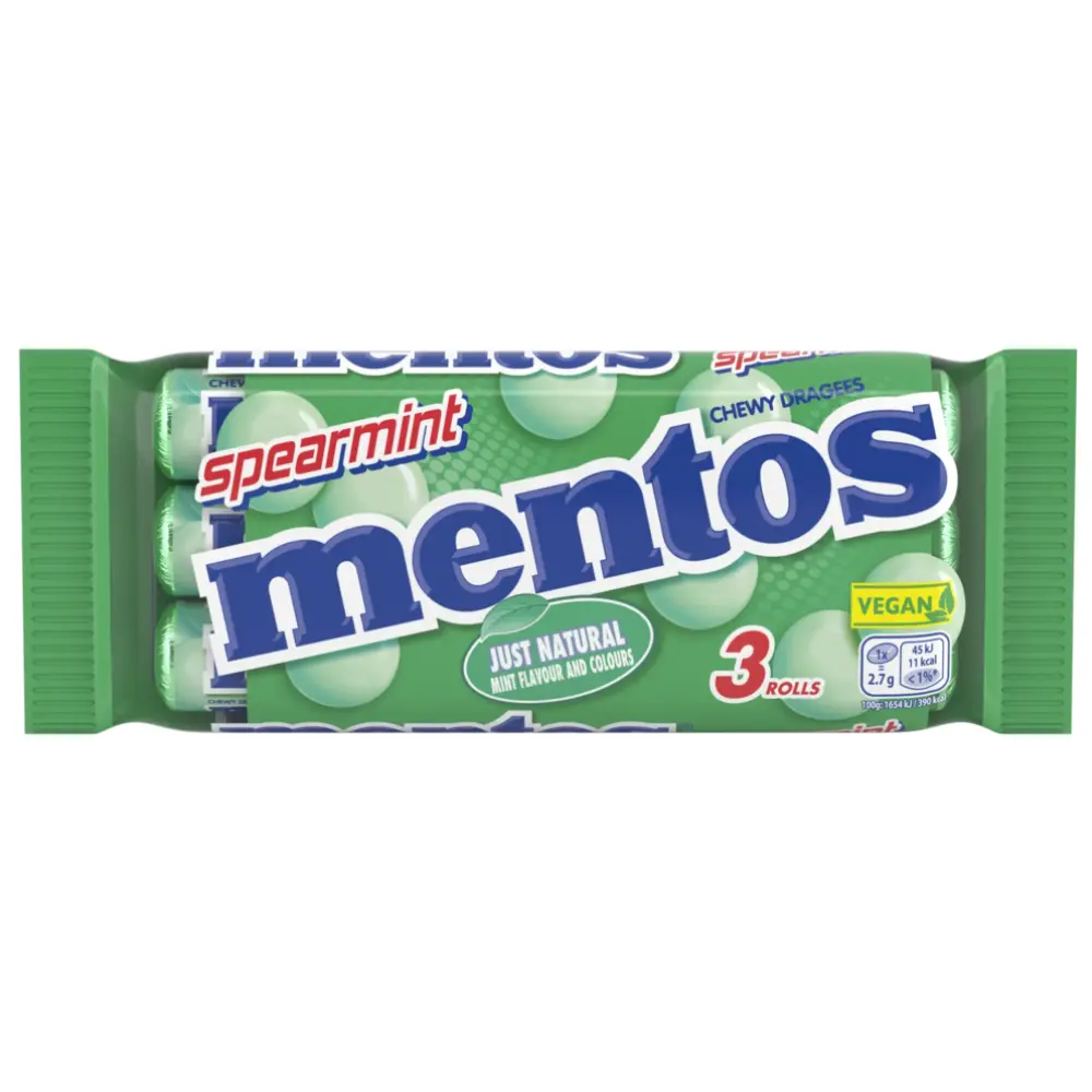 Mentos Spearmint 3pack