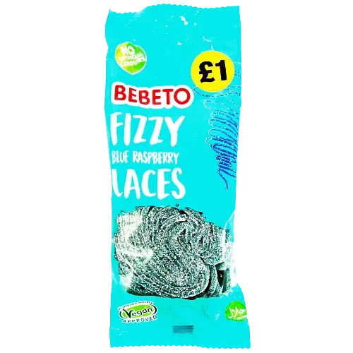 Bebeto fizzy blue raspberry laces pm£1.00