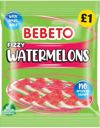 Bebeto fizzy watemelon pm£1