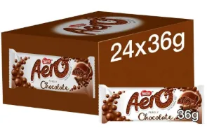Aero bubbly milk chocolate bar