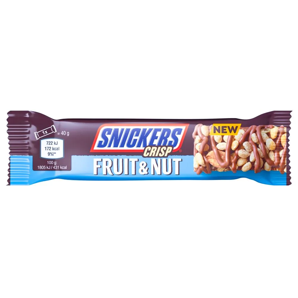Snickers crisp fruit & nut
