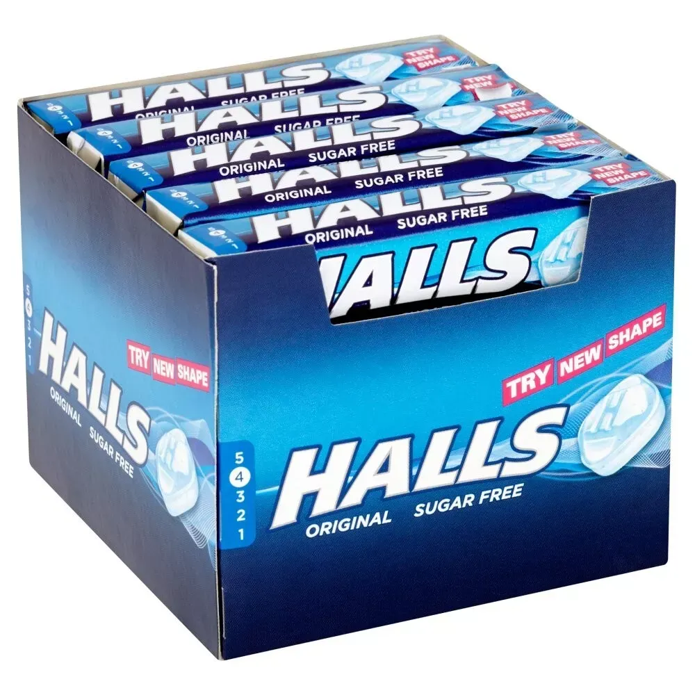 Halls menthol original sugar free