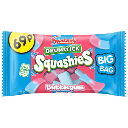 Swizzles Squashies Drumstick Bubblegum PM £0.69