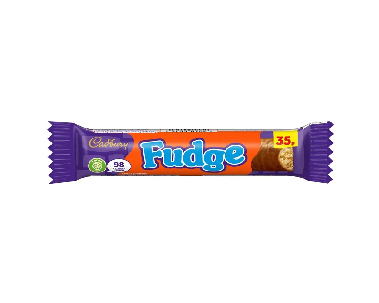 ***cadbury fudge pmp£0.35