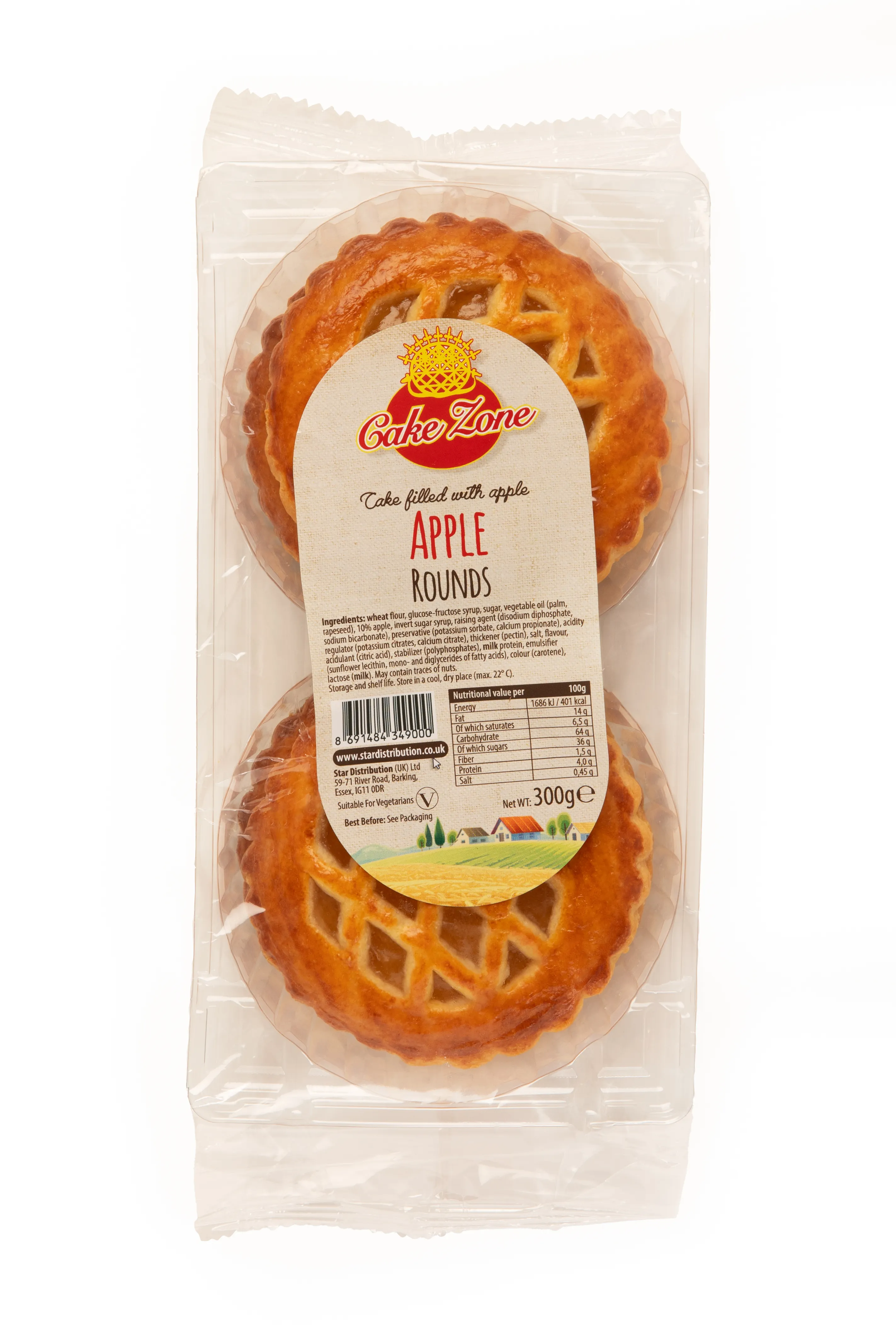 Cake zone apple rounds