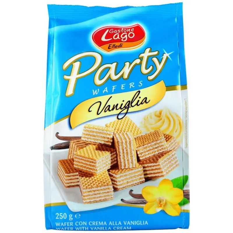 Lago party wafers vanilla