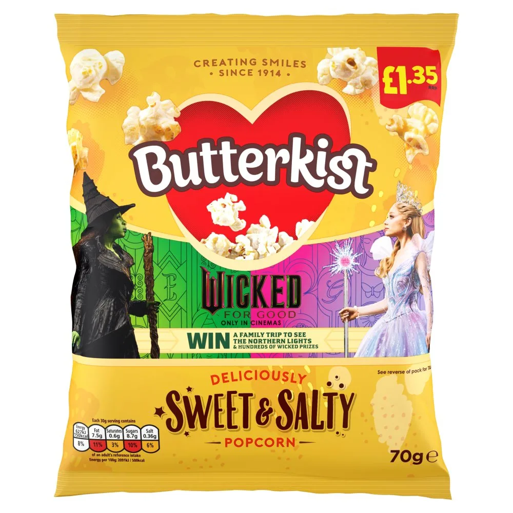 Butterkist Sweet/salt Popcorn PM £1.35