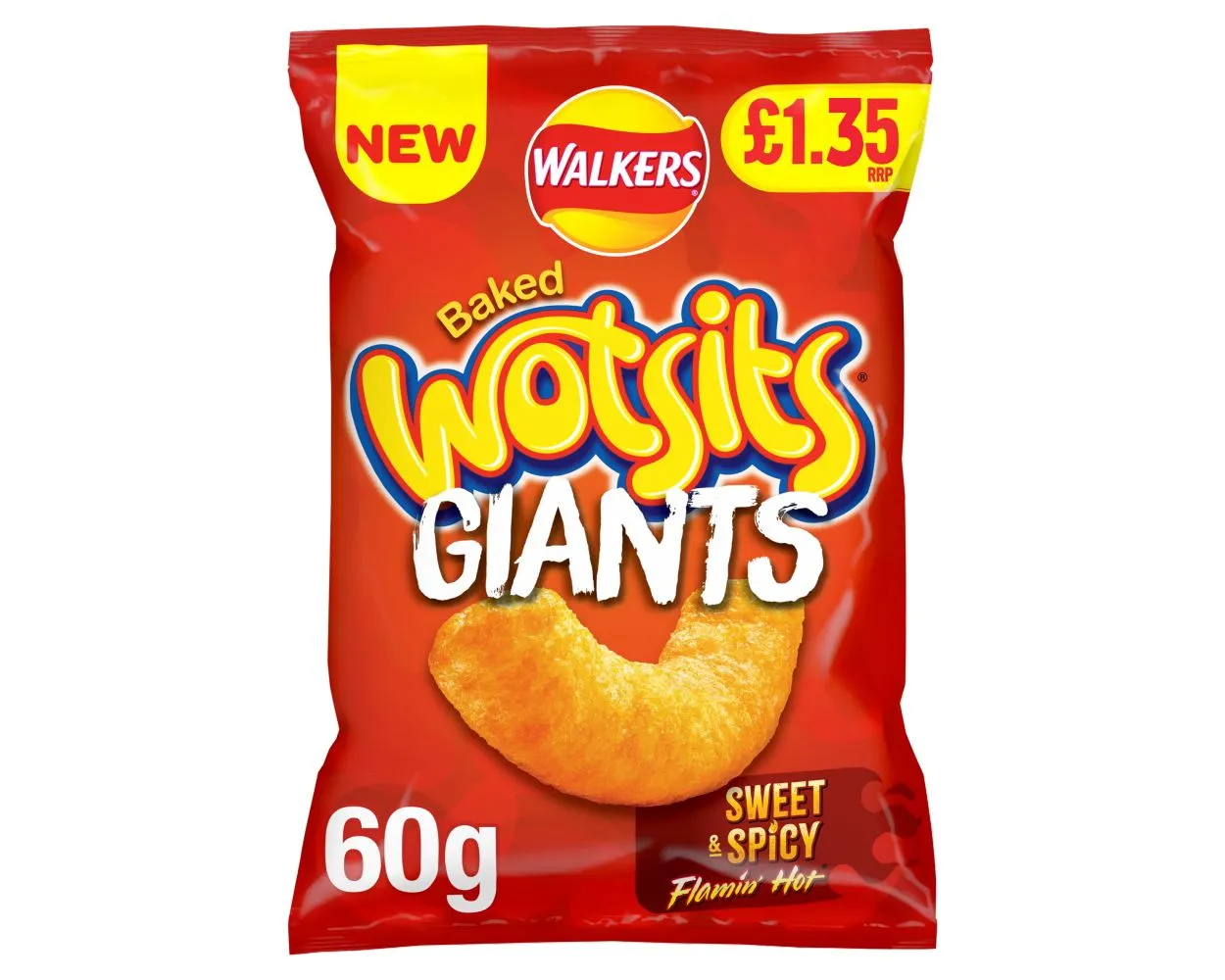 Walkers wotsits giants sweet & spicy pmp £1.35