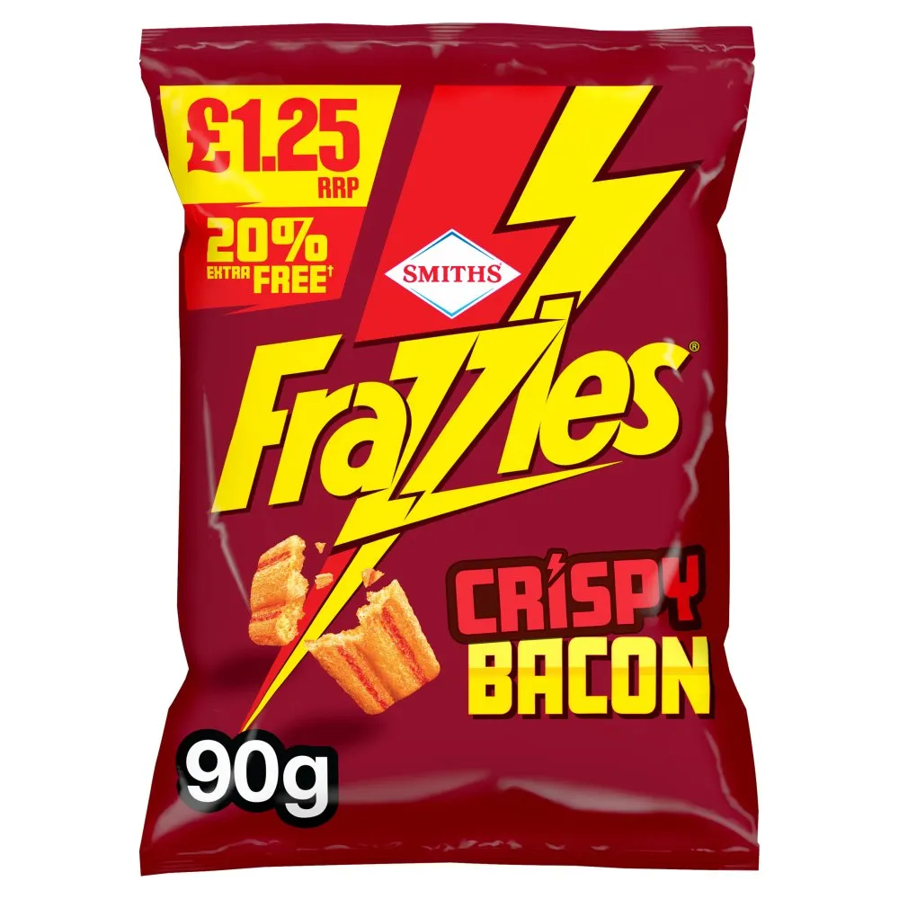 Walkers smiths frazziles crispy bacon pmp £1.35