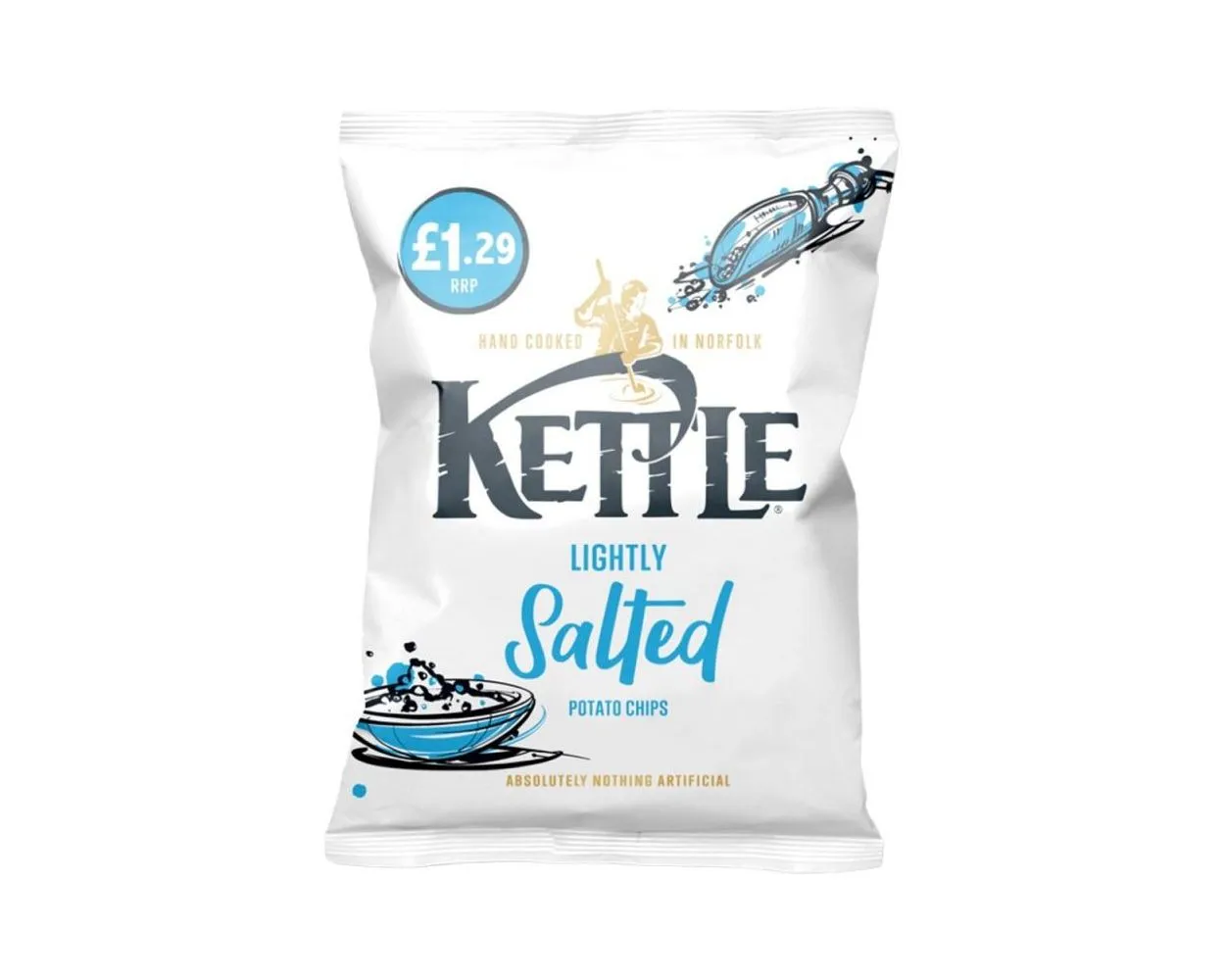 Kettle Chips Lightly Salte PM £1.29