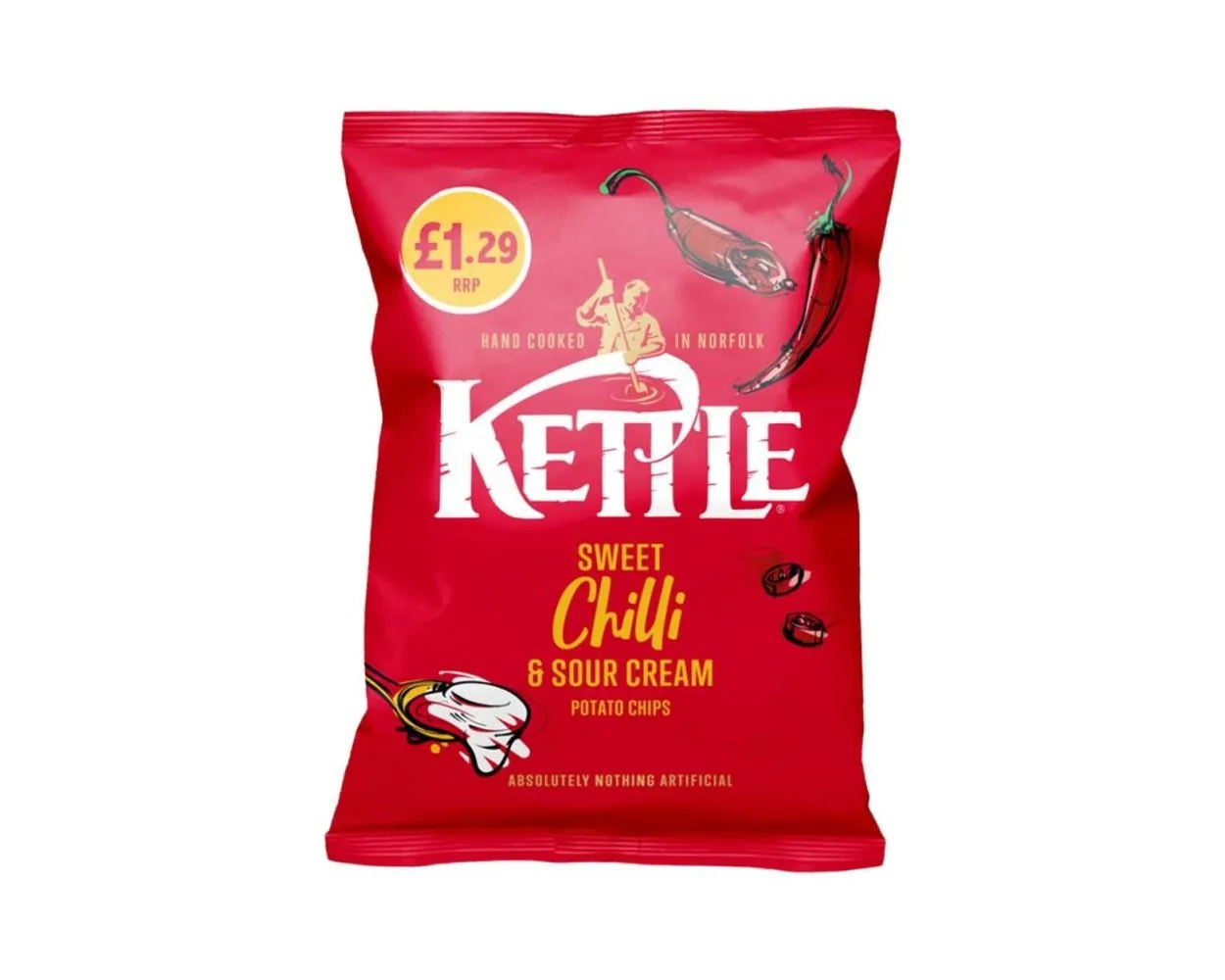 Kettle Chips Sweet Chilli& Sour Cream PM £1.29