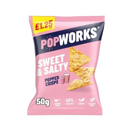 Walkers Popworks S&salty PM £1.25