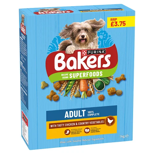 Bakers adult dog chicken & vegetable pm£3.75