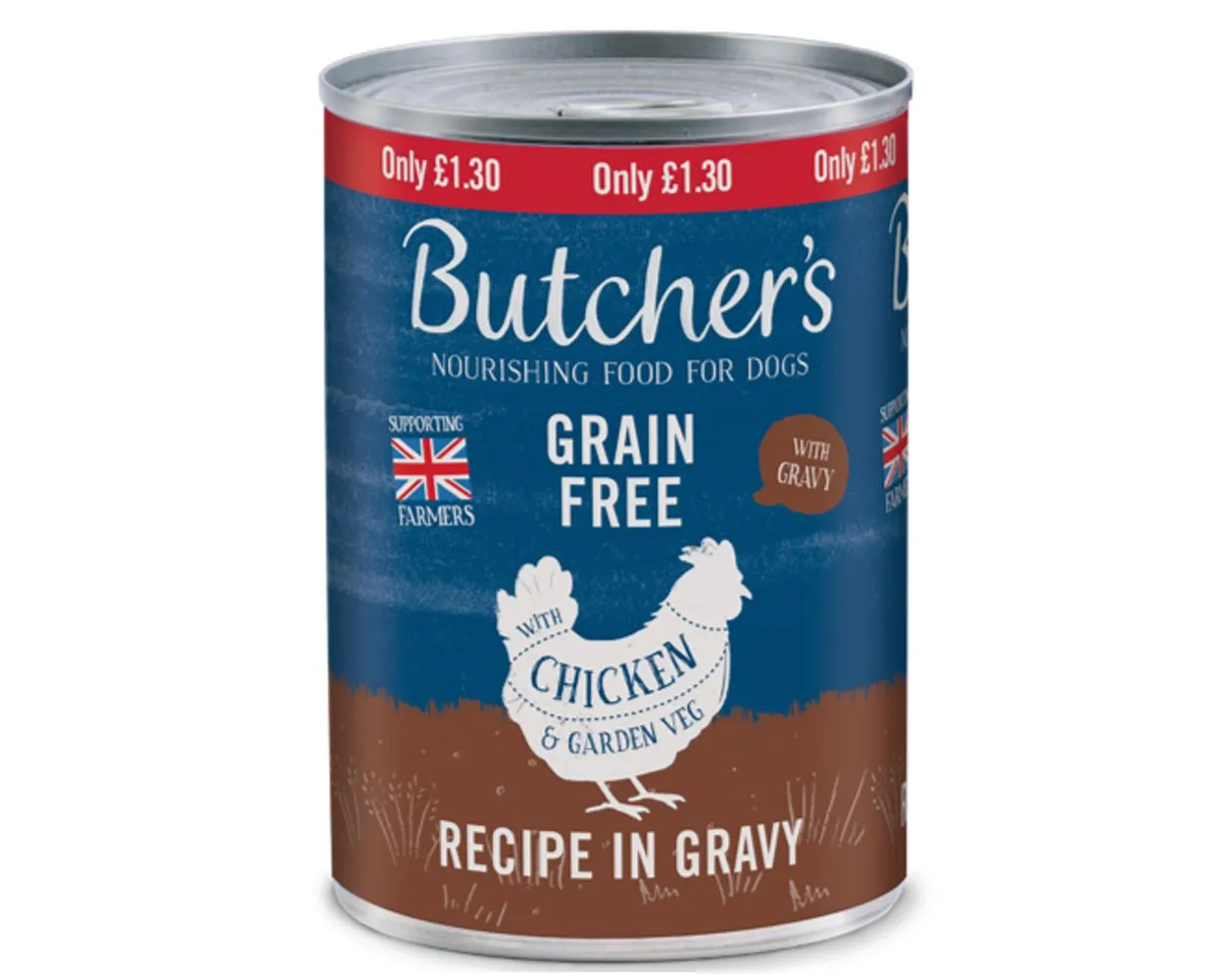 Butchers chicken in gravy pm£1.30