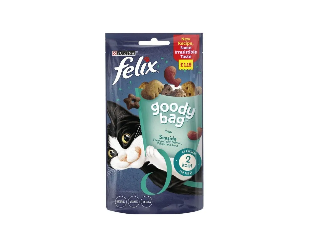 Felix goody bag cat seaside mix pm£1.39